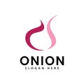 onion Logo icon illustration design Royalty Free Stock Photo