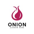 onion Logo icon illustration design Royalty Free Stock Photo