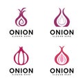 onion Logo icon illustration design Royalty Free Stock Photo