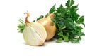 Onion and parsley
