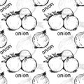 Onion pattern Royalty Free Stock Photo