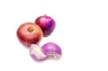 Onion put their armies on both the small and big head and a half. Royalty Free Stock Photo