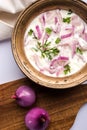 Onion Raita / pyaj or kanda Koshimbir / Indian salad