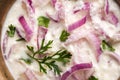 Onion Raita / pyaj or kanda Koshimbir / Indian salad