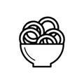 Onion ring icon flat vector template design trendy Royalty Free Stock Photo