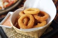 Onion rings italian food Royalty Free Stock Photo