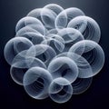 Onion Rings Photogram An abstract photogram of overlapping oni creative unusual o