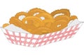 Onion Rings Vector Illustration