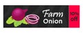 Onion sale - organic, vegetarian nutrition. Fresh garden product