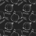Onion seamless background
