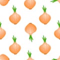 Onion seamless pattern