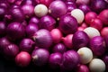 Onion Tapestry: Pattern of Many Onions on a Background - Generative AI