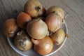 ONION VEGES ON TABLE IN DENMAK Royalty Free Stock Photo