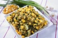 Piyaz Saag Bhaji, Onion Vegetable Snack