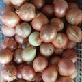 Onions In Indonesian Market Royalty Free Stock Photo