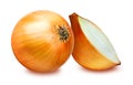 Onions isolated on white