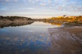 Onkaparinga River at Sunset, South Australia Royalty Free Stock Photo
