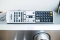 Onkyo Rc-627s: Modern Hi-Fi Vintage Amplifier remote control Royalty Free Stock Photo