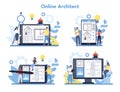 Online architecture platform on differernt device concept set