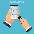 Online Auditing, Tax process, Accounting Concept