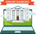 Online banking concept Royalty Free Stock Photo
