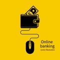 Online banking icon