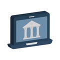 Online banking Isometric Vector Isolated icon which can easily modify or edit