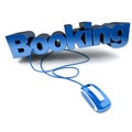 Online booking blue