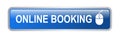 Online booking icon web button