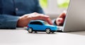 Online Car Insurance. Buy Sell Royalty Free Stock Photo