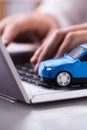 Online Car Insurance. Buy Sell Royalty Free Stock Photo