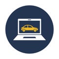 Online car Isolated Vector icon that can be easily modified or edited