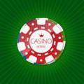 Online casino banner. Online Casino Gambling Concept.