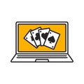 Online casino color icon