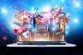 Online Casino Gambling Royalty Free Stock Photo
