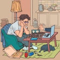 online chess game in the period of quarantine and isolation