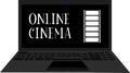 Online cinema. Leisure and education. Entertainment and relaxation. Online training. Stay at home. Quarantine