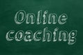 Online coaching Royalty Free Stock Photo