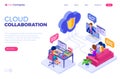 Online collaboration education cloud technology