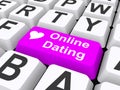 Online dating Royalty Free Stock Photo