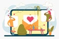 Online Dating Internet Services with Vector People