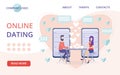 Online dating landing page