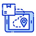 online delivery tracking, order, e-commerce, tracking Royalty Free Stock Photo