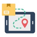 online delivery tracking, order, e-commerce, tracking Royalty Free Stock Photo