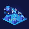 Online digital blockchain startup technology