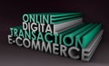 Online Digital Transaction Royalty Free Stock Photo