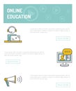 Online education banner