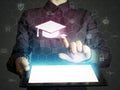 Online education concept Royalty Free Stock Photo