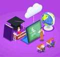 Online Education Concept Royalty Free Stock Photo