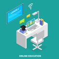 Online Education Concept Royalty Free Stock Photo